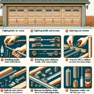 how to make garage door quieter