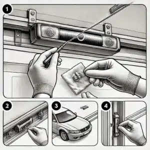 how to fix garage door sensor