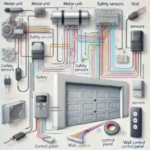 how to wire a garage door opener