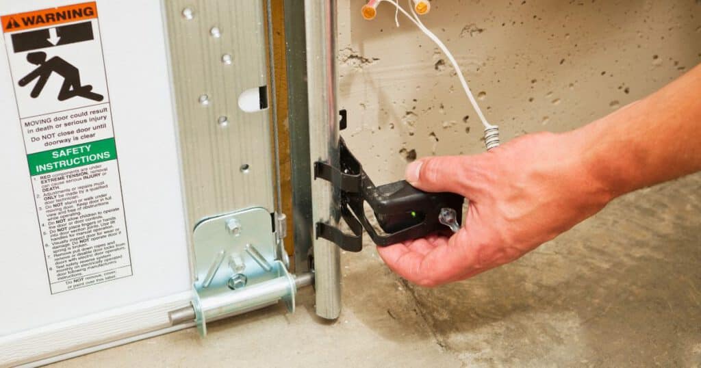 how to fix garage door sensor